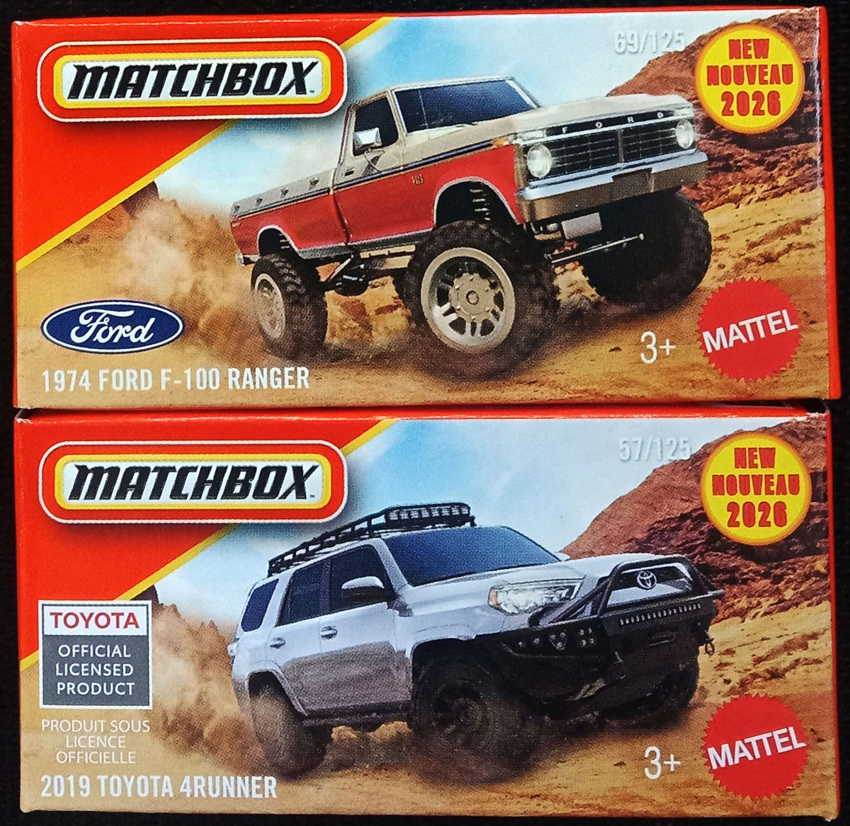 Combo of 1974 Ford F-100 Ranger+2019 Toyota 4Runner (2026)